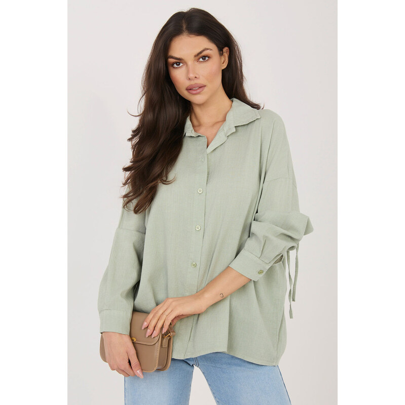 Košile s dlouhým rukávem model 226475 Italy Moda