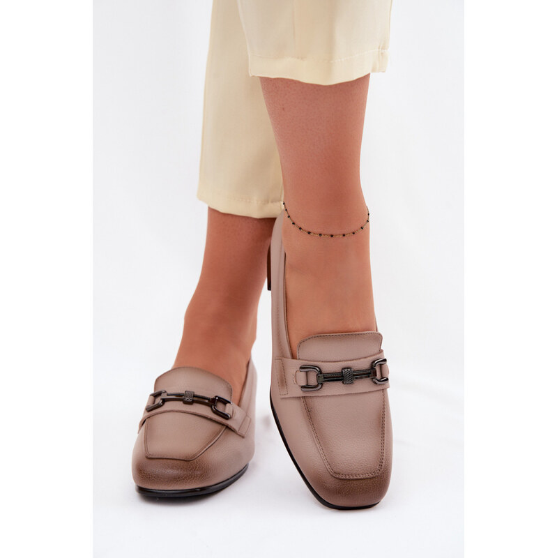 Polobotky na podpatku model 226492 Step in style