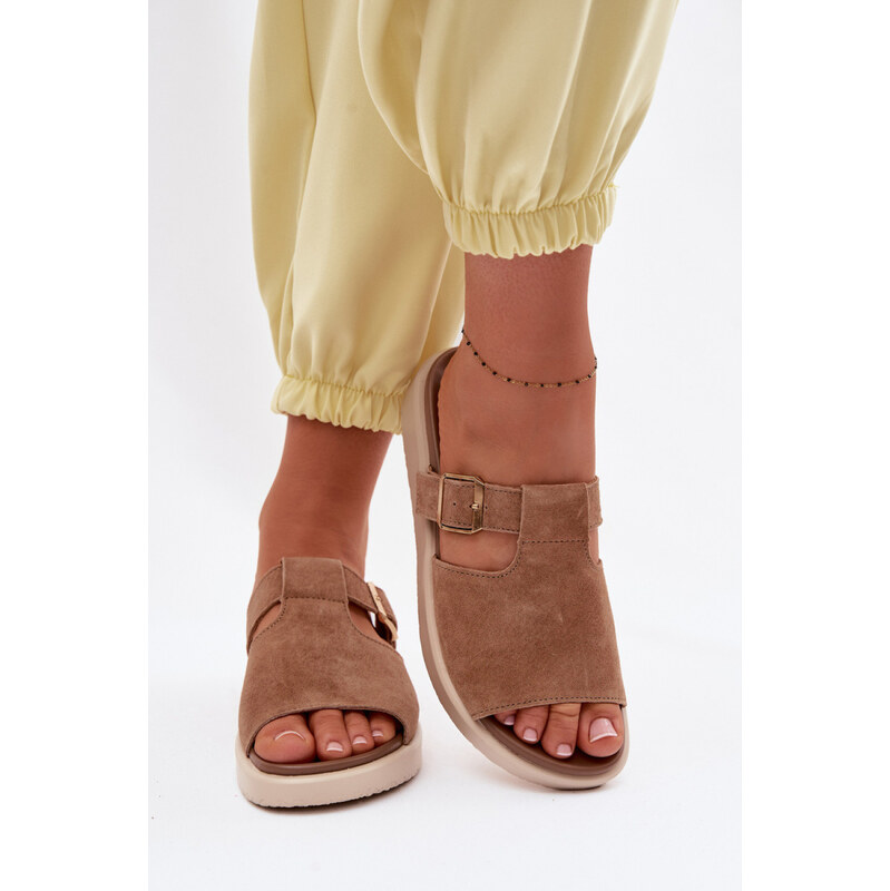Klapky na platformě model 226519 Step in style