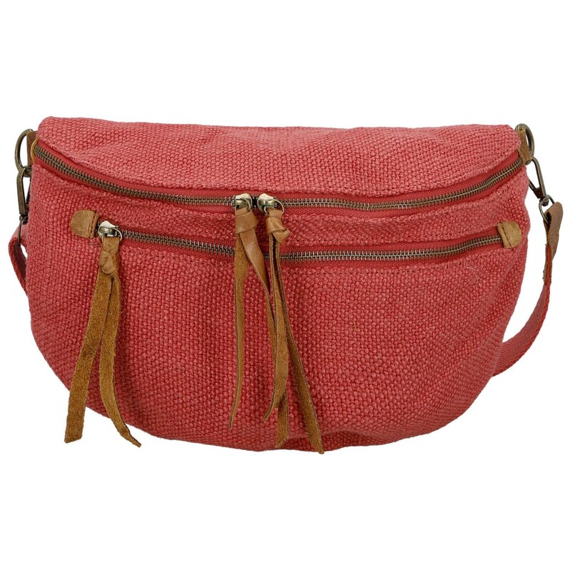 Dámská ledvinka červená - Paolo bags Eloise červená 115078100