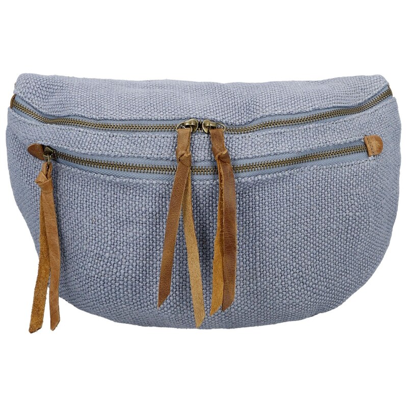 Dámská ledvinka džínově modrá - Paolo bags Eloise modrá 115078101
