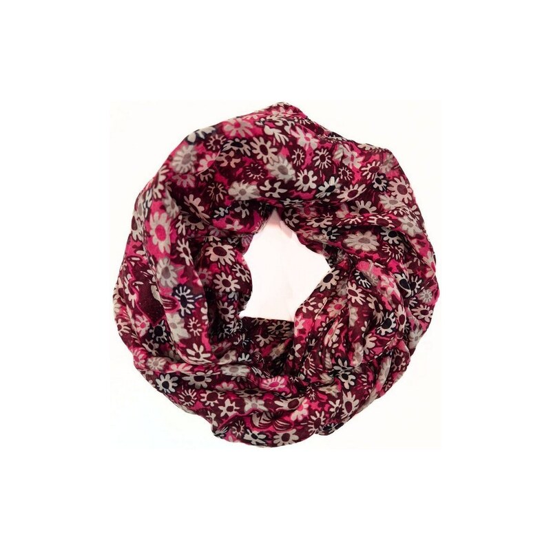 Lasessor Finsko Hedvábný šátek loop-scarf Pikku Little My fuchsia 115019793