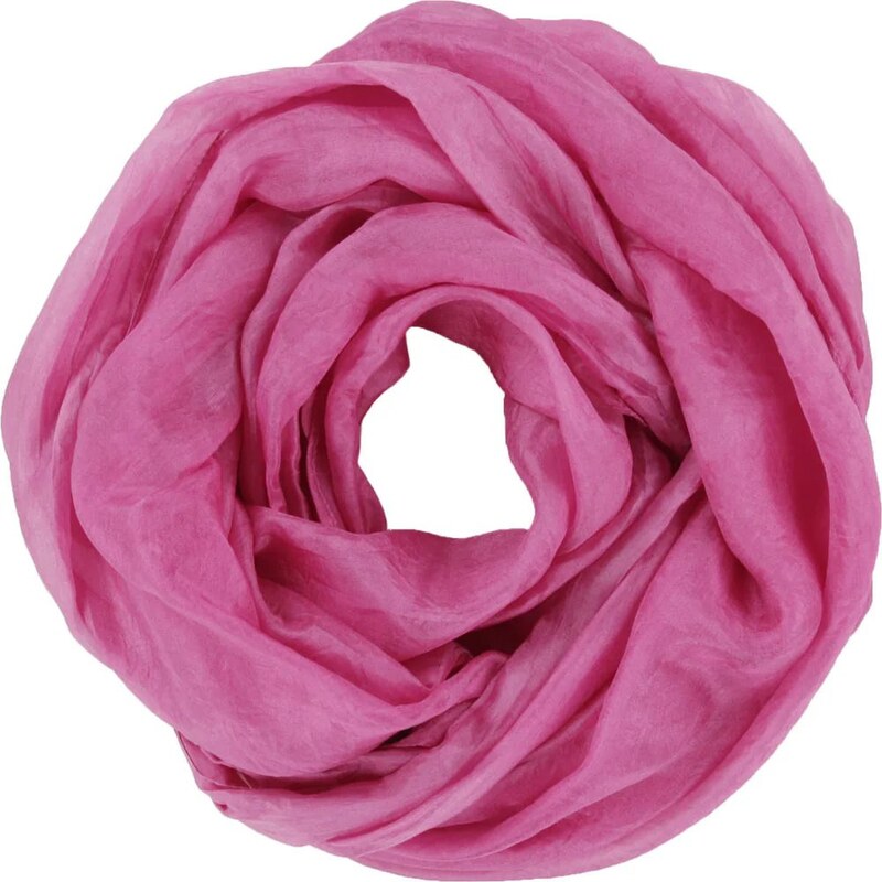 Lasessor Finsko Hedvábný šátek loop-scarf Kiana fuchsia 115019797