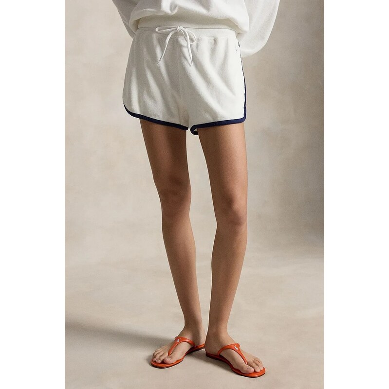 Polo Ralph Lauren šortky dámské bavlněné LT WT COTTON TERRY-KNT