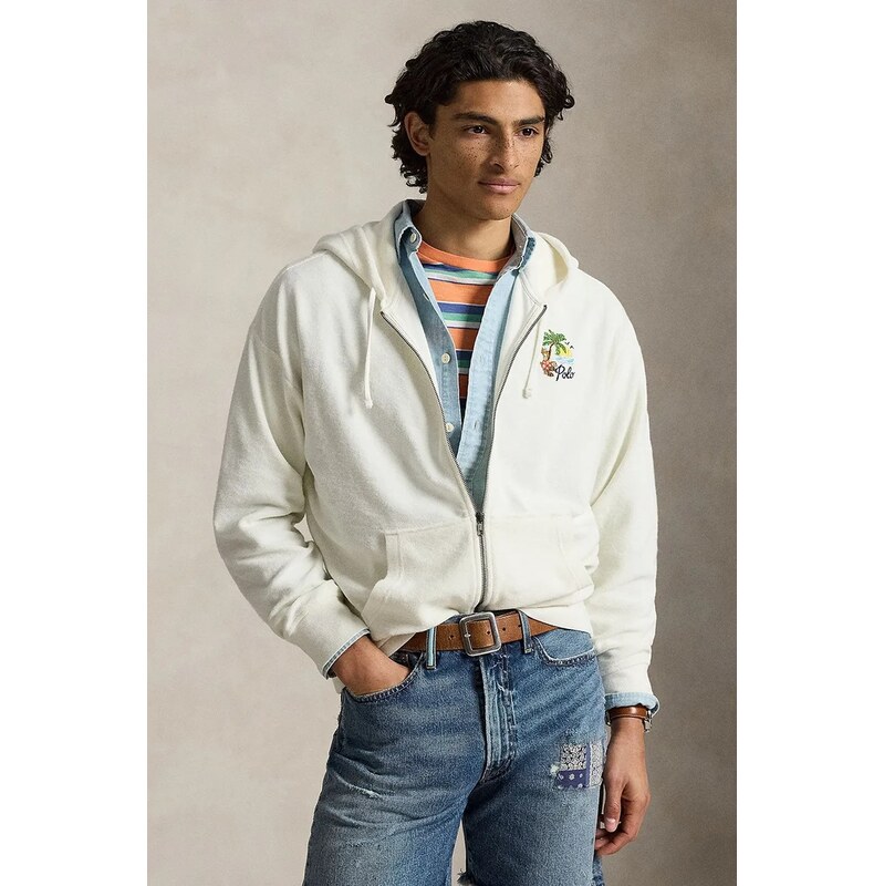 Polo Ralph Lauren mikina s kapucí pánská bavlněná