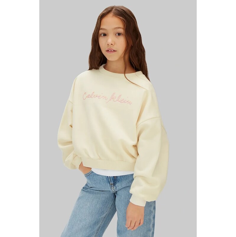 Calvin Klein Jeans mikina dětská s bavlnou