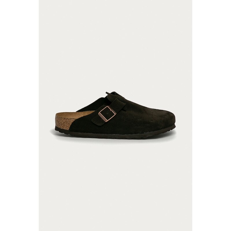 Birkenstock Semišové pantofle Birkenstock Boston