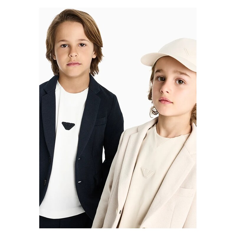 Emporio Armani Dětské bavlněné tričko Emporio Armani