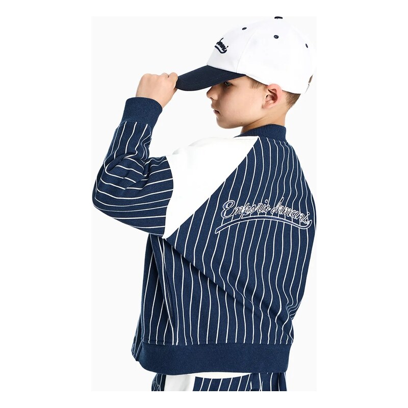 Emporio Armani Dětská bavlněná mikina Emporio Armani