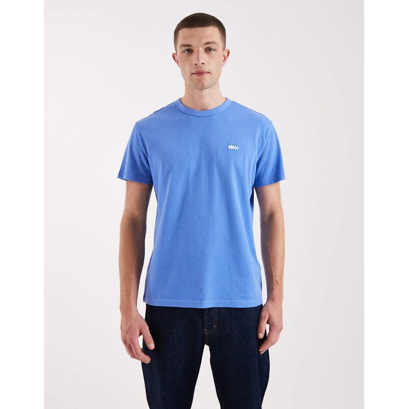 Tommy Jeans badge tonal logo t-shirt in blue