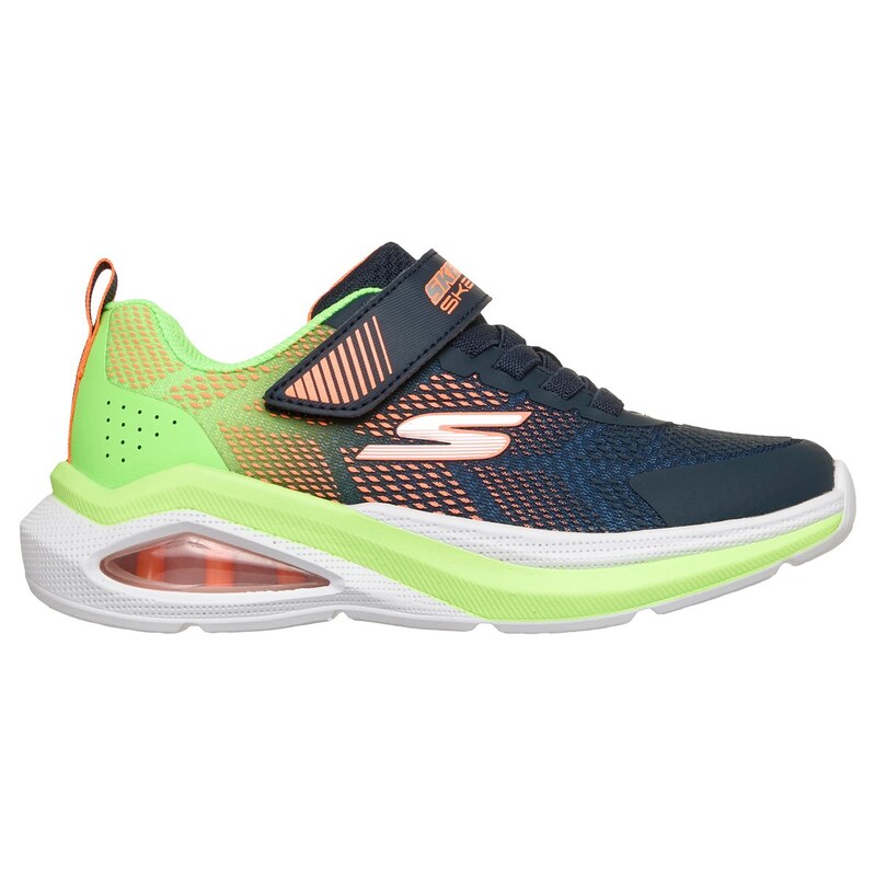 Skechers Chlapci Microspec Max Velocity Shoes v Tmave Modrá