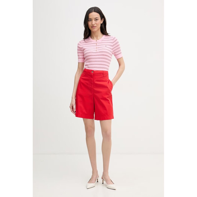 Tommy Hilfiger dámské chino šortky s bavlnou