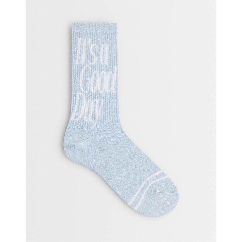 Accessorize its all good day socks in blue 115029969