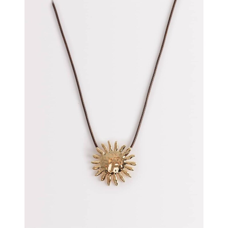 ALDO sunbella statement sun cord necklace in gold 115030021