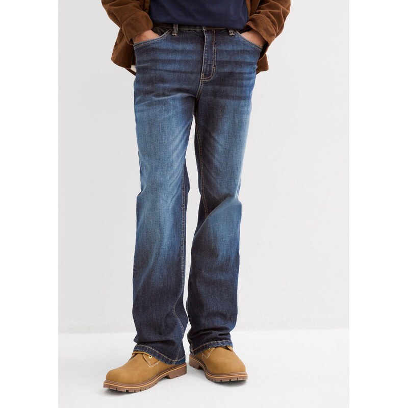 bonprix Džíny Regular Fit, Bootcut modrá Muž