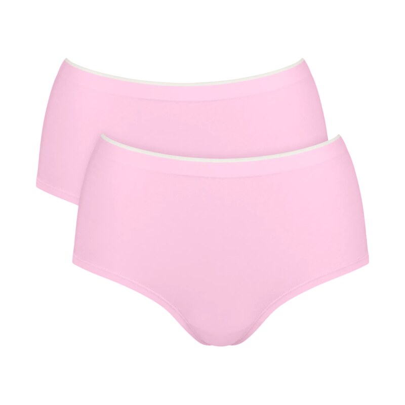 Dámské kalhotky GO Sense Highwaist 2P - PINK - růžové 1588 - SLOGGI 114786602