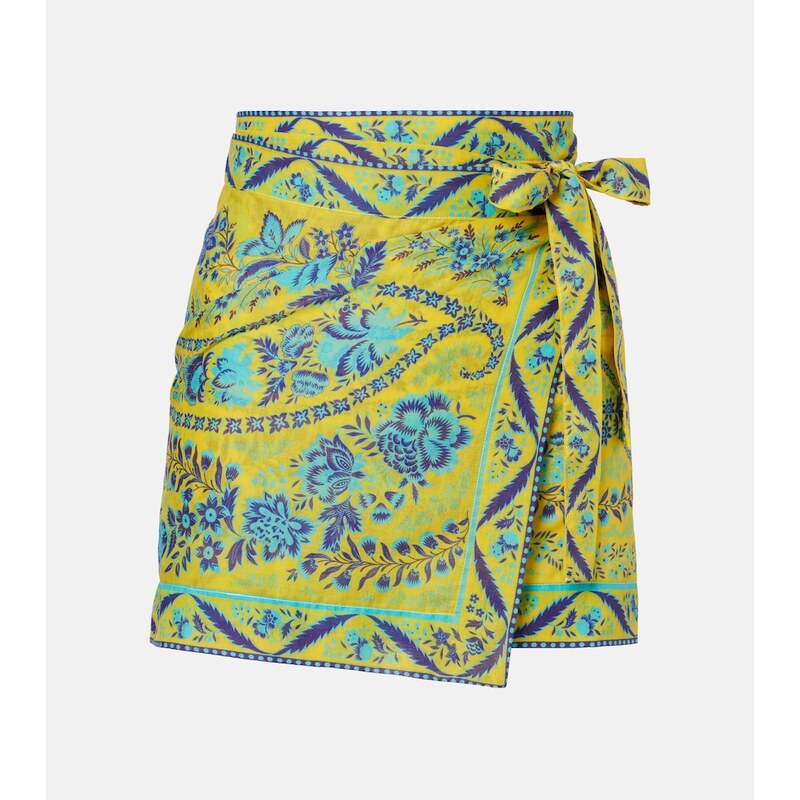 Etro Floral cotton beach cover-up