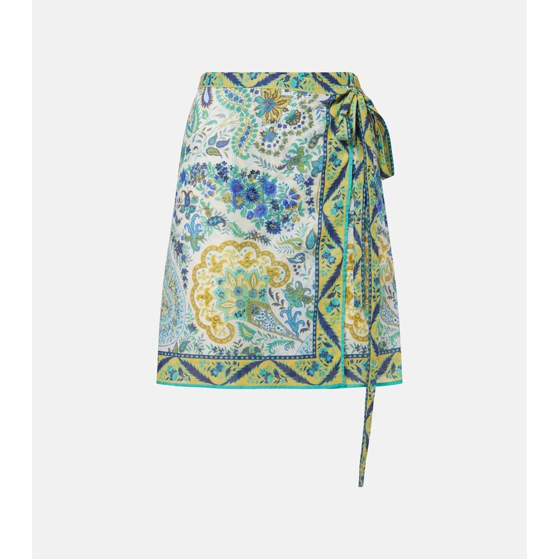 Etro Floral cotton beach cover-up