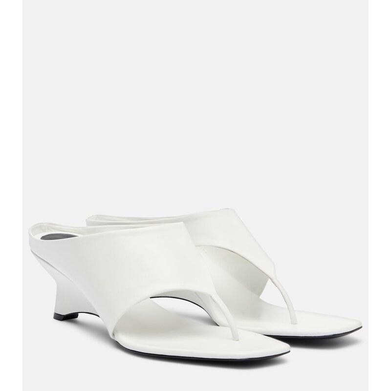 Khaite Marlow 55 leather mules
