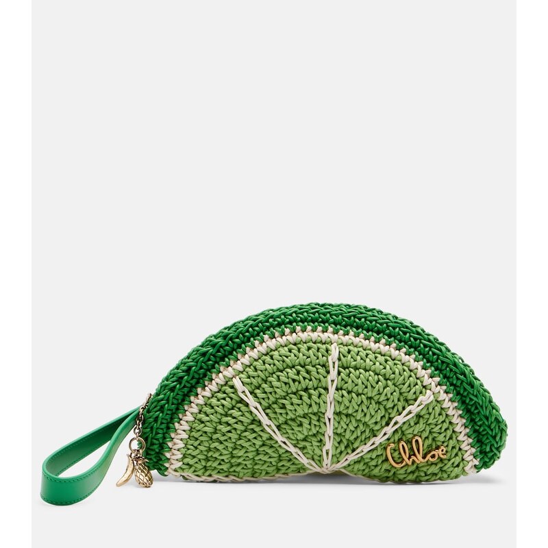 Chloé Tropicus Lime Slice psaníčka v barvě Conifer Green