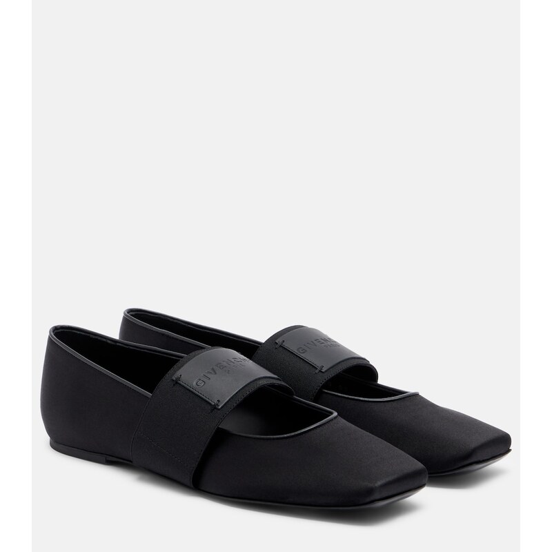 Givenchy Sliced Square satin ballet flats