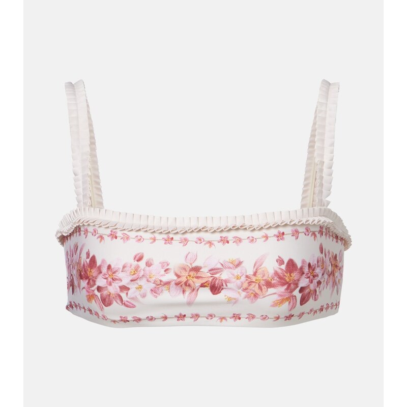 Agua by Agua Bendita Olmo floral bikini top
