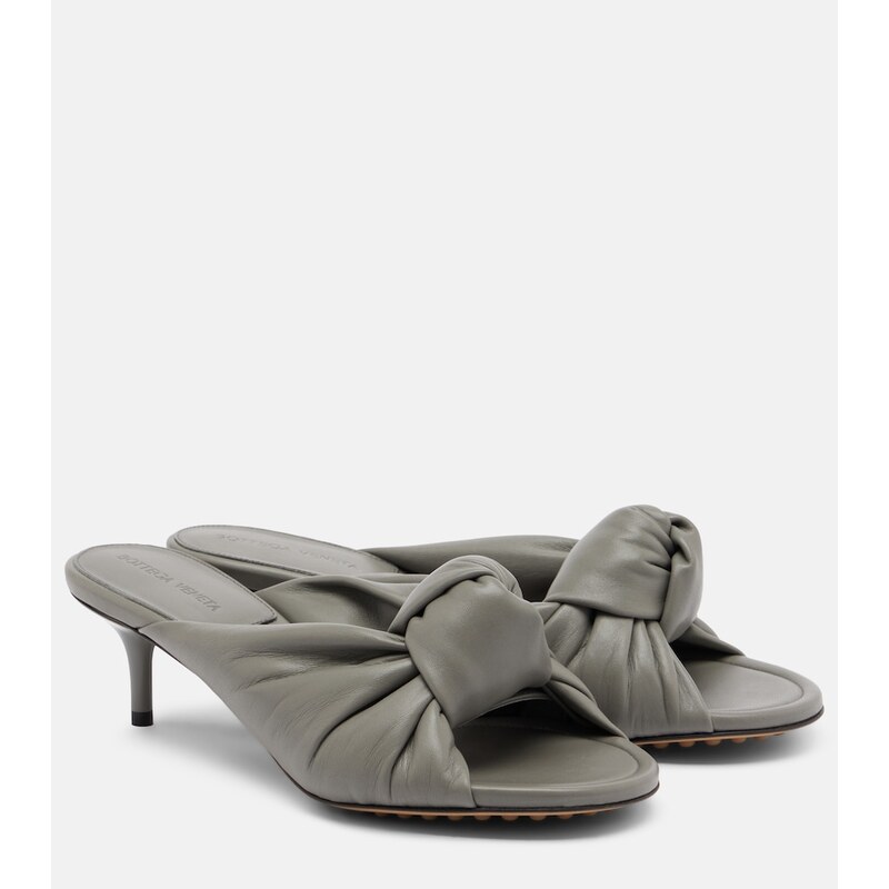 Bottega Veneta Cherry Knot leather mules