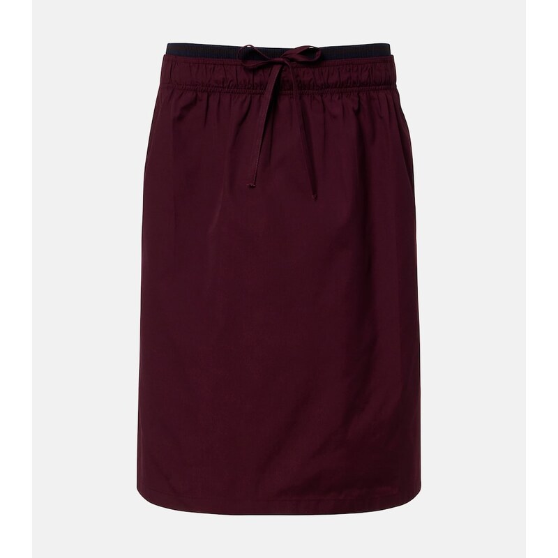Prada Poplin midi skirt