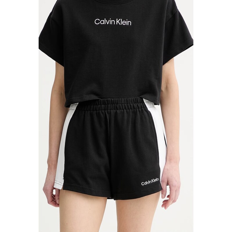Calvin Klein teplákové šortky dámské bavlněné 115050085