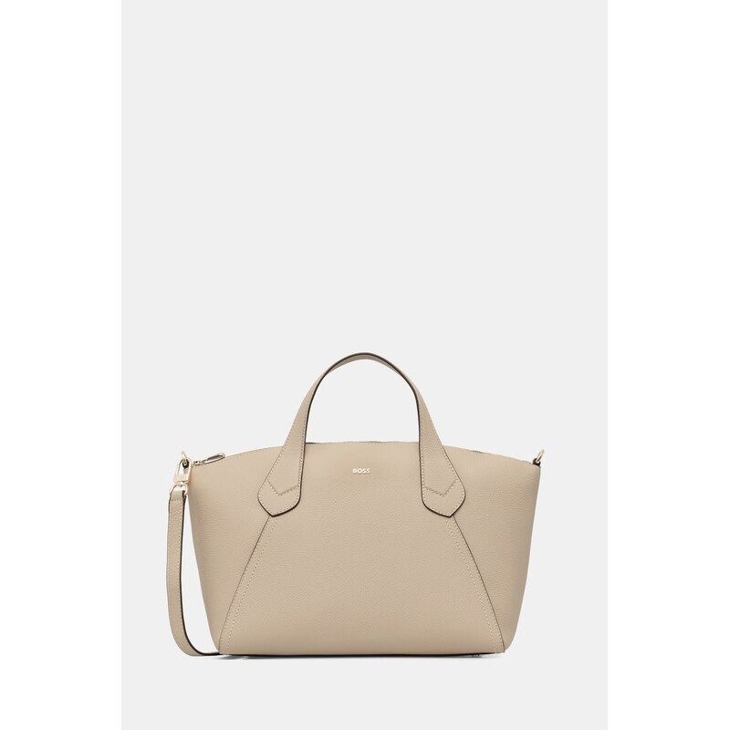 BOSS tote taška dámská z imitace kůže Lenah Zip Tote M