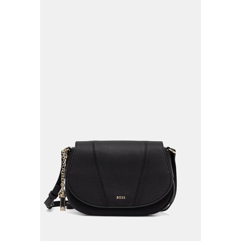BOSS crossbody kabelka dámská z imitace kůže SALLEY SADDLE