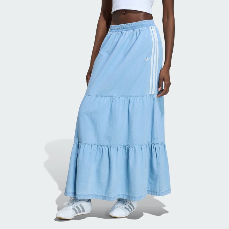 DŽÍNOVÁ SUKNĚ ADIDAS ORIGINALS SUMMER GLOW 115032207