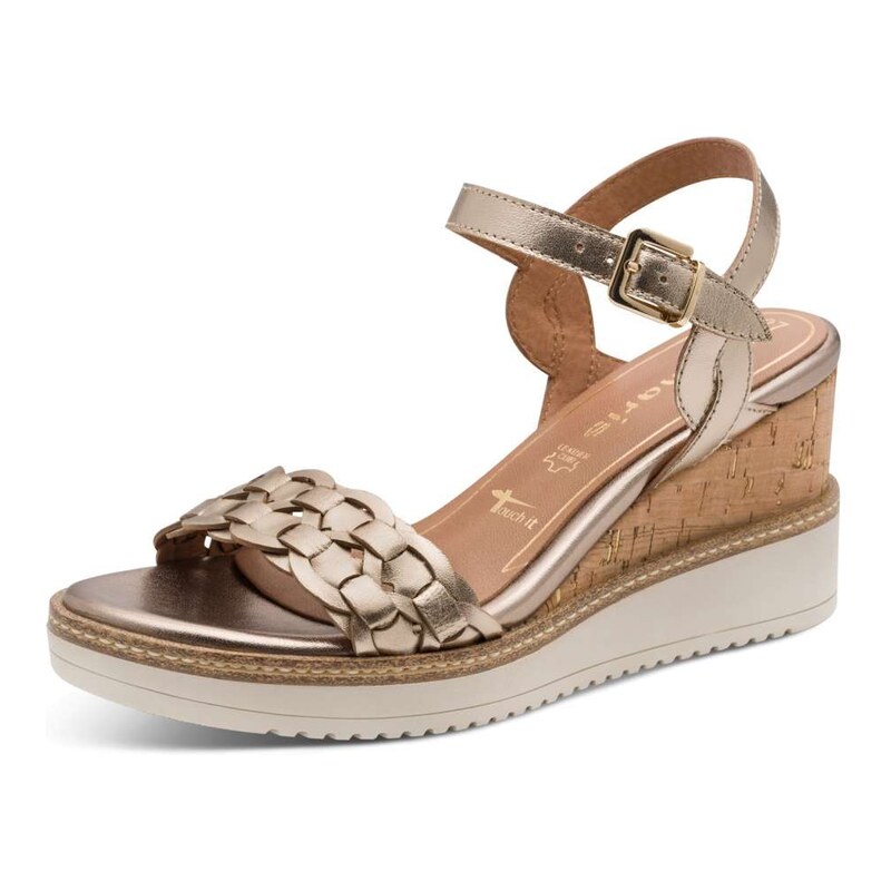 RIEKER Dámské sandály TAMARIS 28334-46-900 zlatá