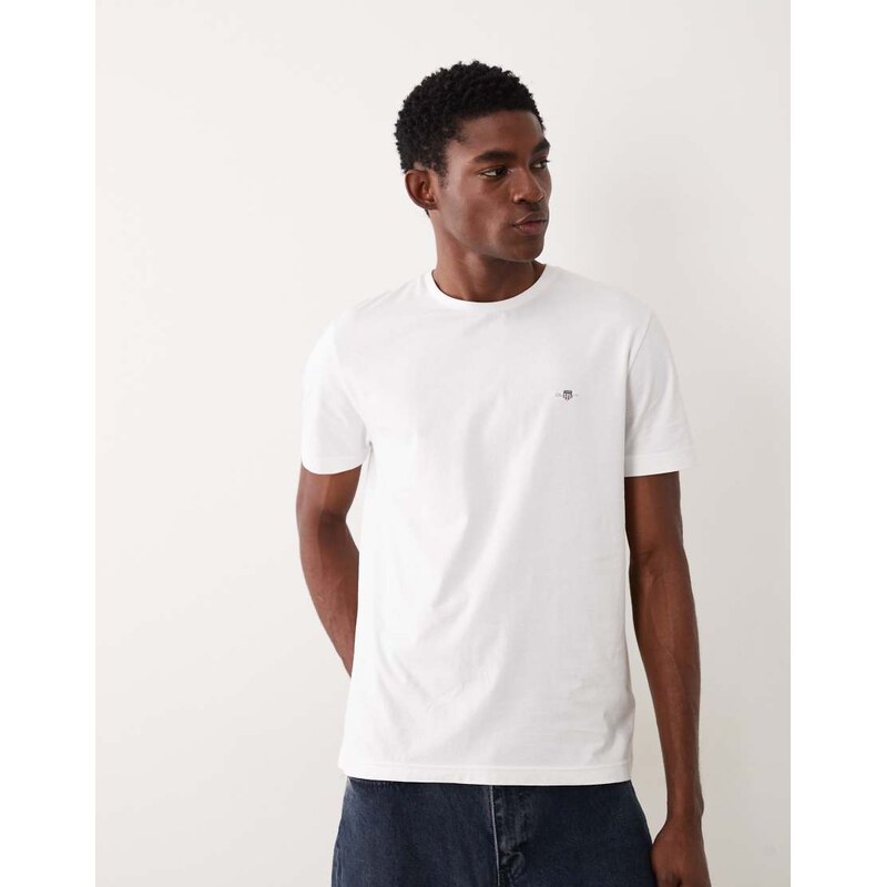 GANT shield logo t-shirt in white