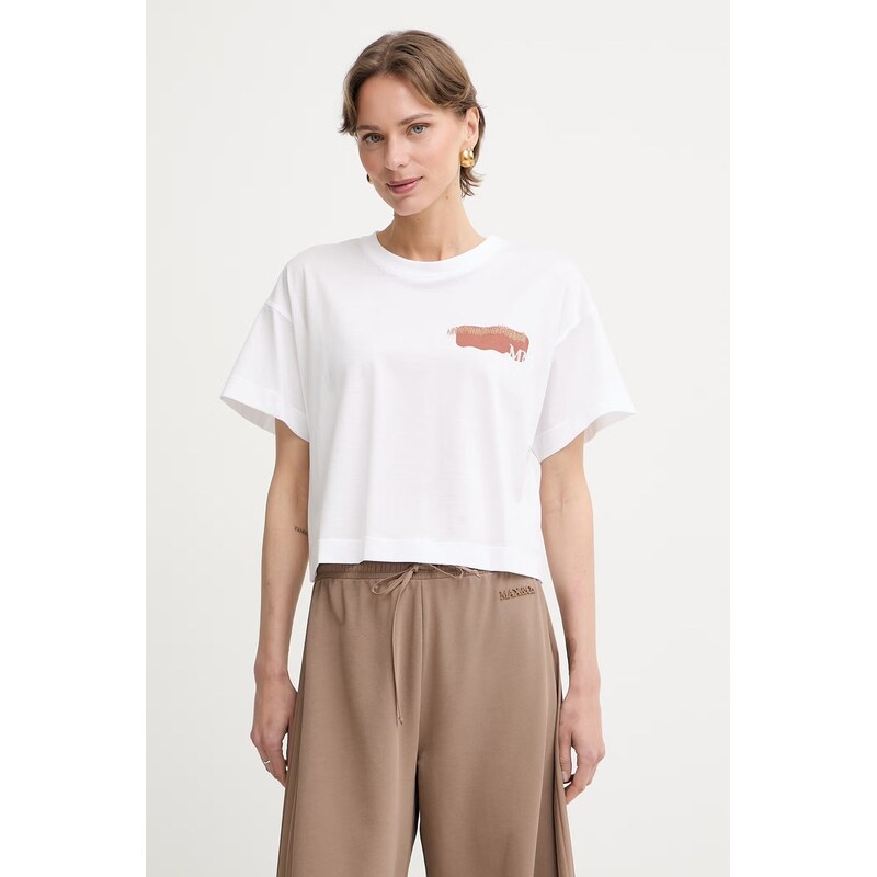 MM by Max Mara tričko dámské bavlněné FUNALE 115034474