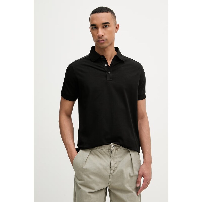 Karl Lagerfeld polo pánské s bavlnou