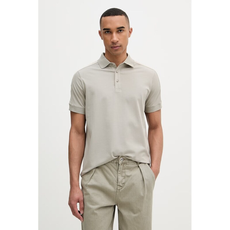 Karl Lagerfeld polo pánské s bavlnou