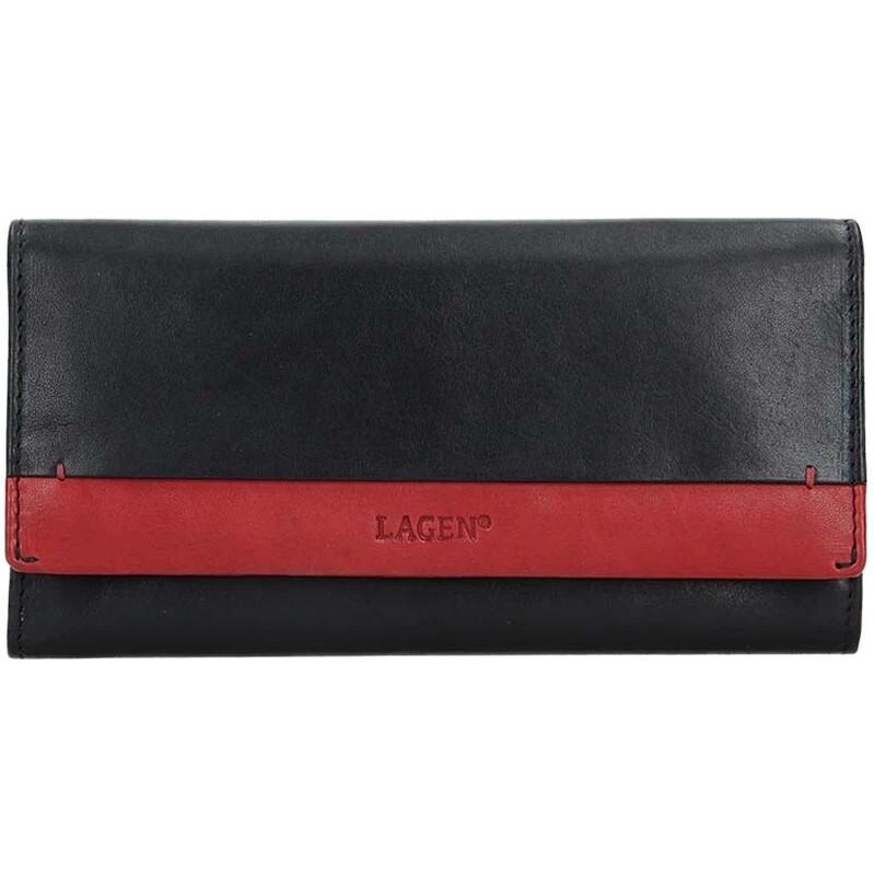 Lagen peněženka 50400 černo červená 115034725