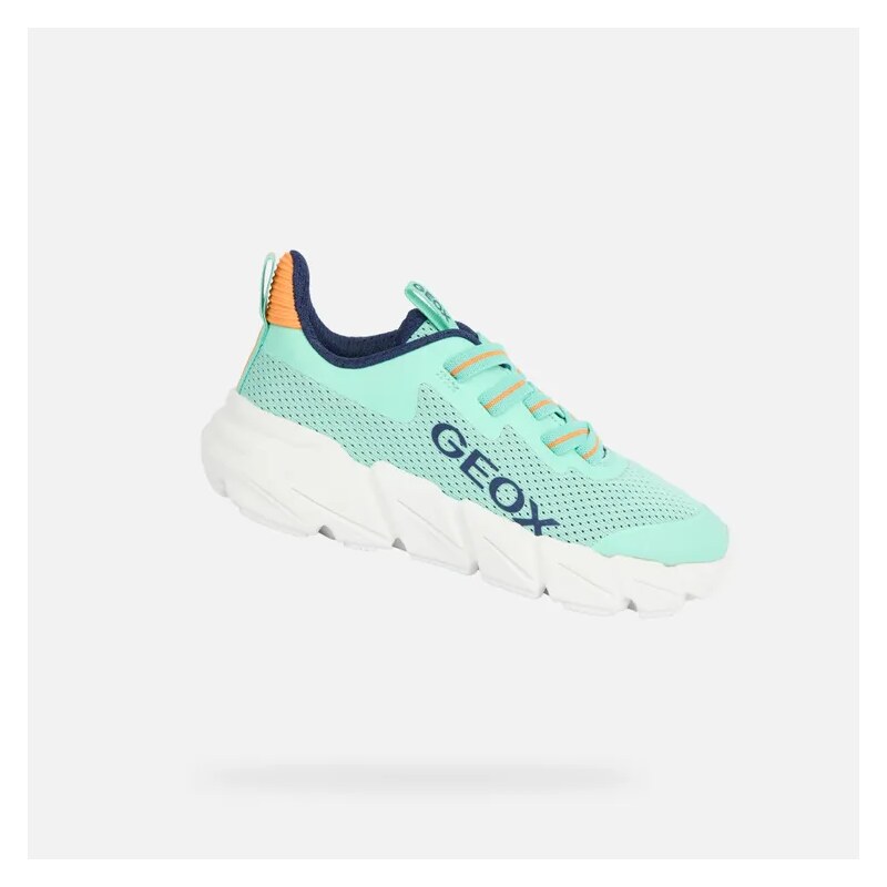 Chlapecké tenisky Geox Flexyper Fast tyrkysová