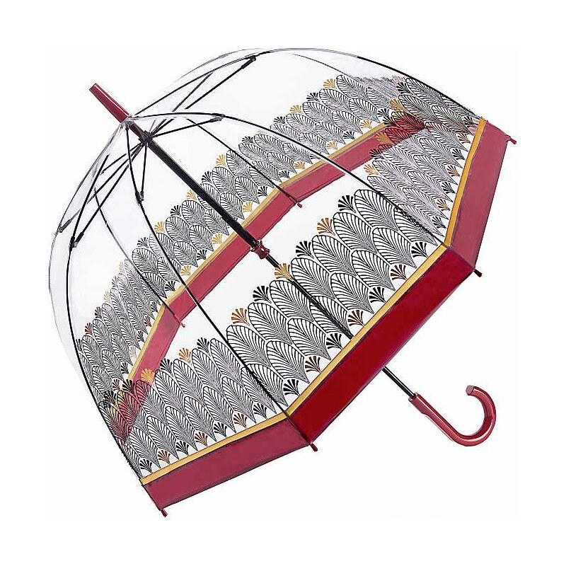 Fulton dámský průhledný deštník Birdcage 2 ART DECO L042