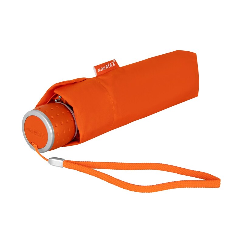 miniMAX Dámský skládací deštník FASHION oranžový
