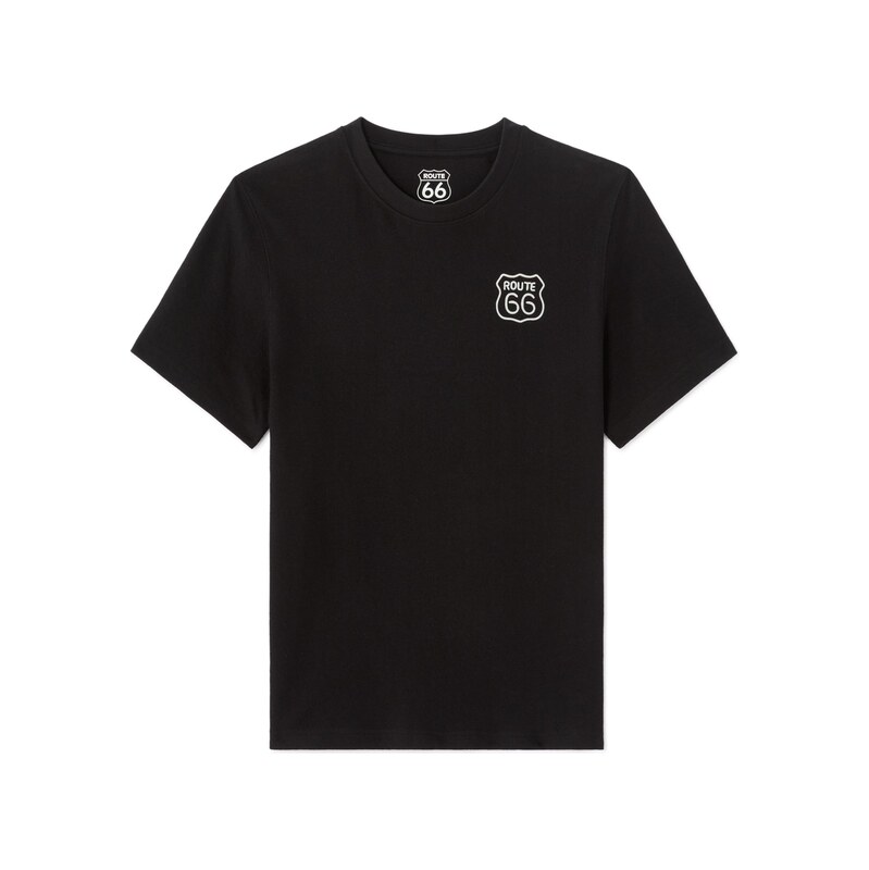 Celio Pánské tričko Route 66 černé
