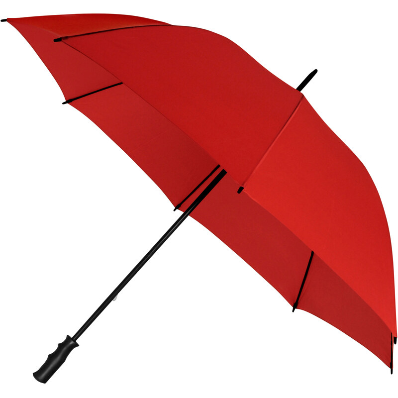 Falcone Dámský golfový větruodolný deštník MONSUN červený