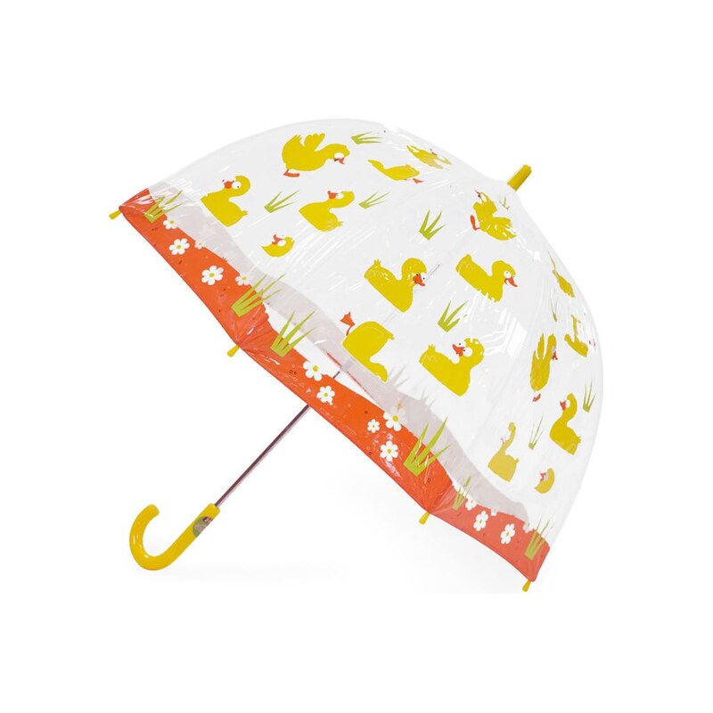 Bugzz@Soake Kids Dětský průhledný deštník Bugzz Kids KAČENKY