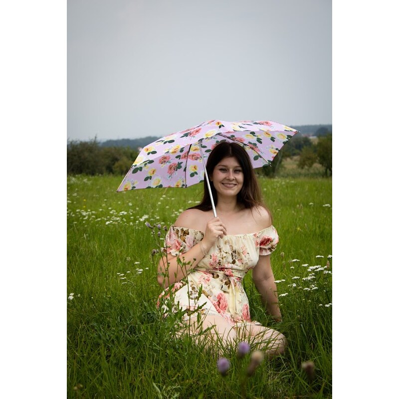 Fulton dámský skládací deštník Tiny 2 TAPESTRY FLORAL L501