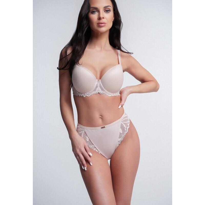 model 22108429 Béžová podprsenka s kosticí - Ava