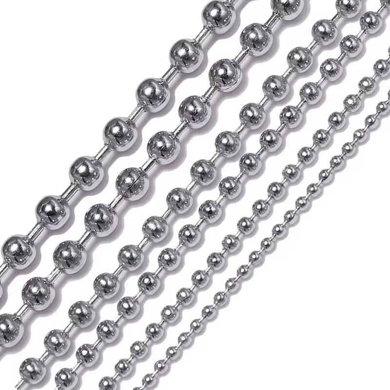 Impress Jewelry Kuličkový řetízek z chirurgické oceli Army style 2-6 115022948