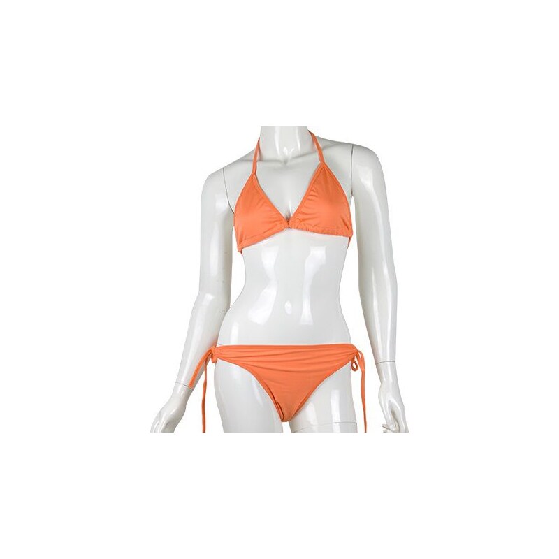 Suntex Oranžové bikiny s dvěma tkaničkami 115023117
