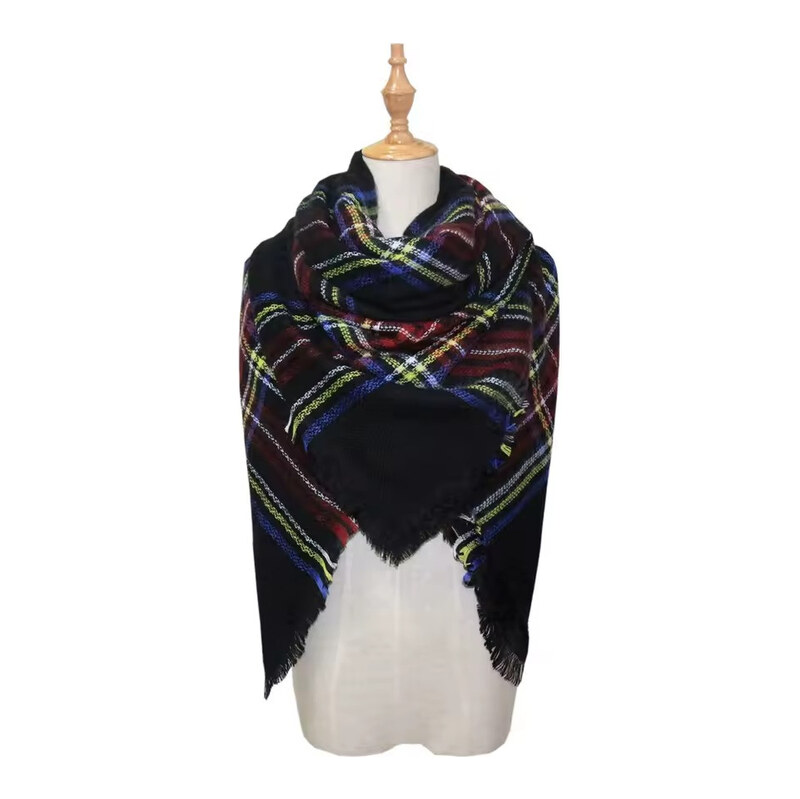 Cixi Blanket Dámská šála pončo Dark 140 cm 115023543