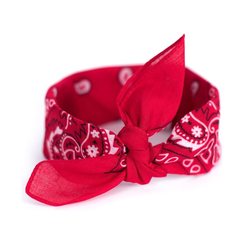 Artofpolo Bavlněný šátek Bandana 55 cm x 55 cm Červený 115023653